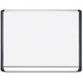 Bi-Silque Mastervision Porcelain Whiteboard; Black - 48 x 36 in. BVCMVI050401